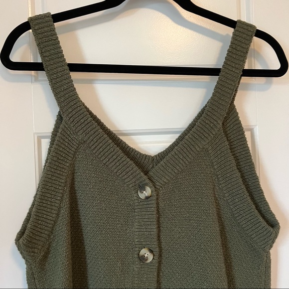 Madewell green sweater tank - Picture 4 of 10